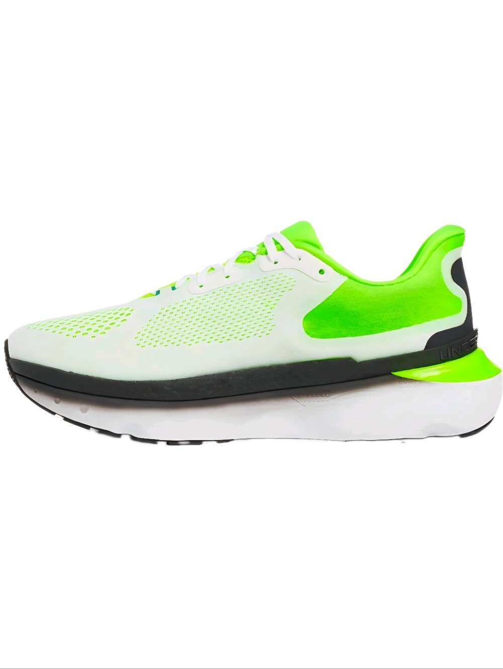Under Armour Infinite PRO 2 Under Armour White/Hyper Green/Black Men's Size 11 - Picture 3 of 7
